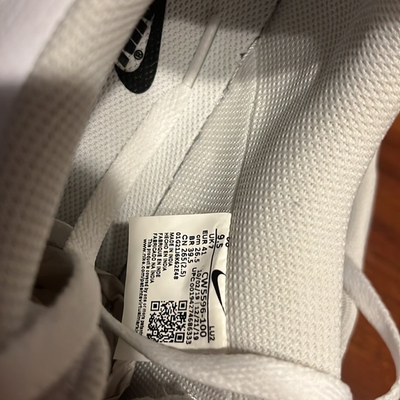 Nike Court Vision white with iridescent. Size 9.5 women’s - Picture 3 of 7